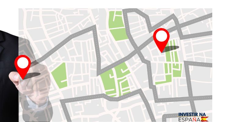 andando pelas ruas para encontrar imovel para comprar na Espanha